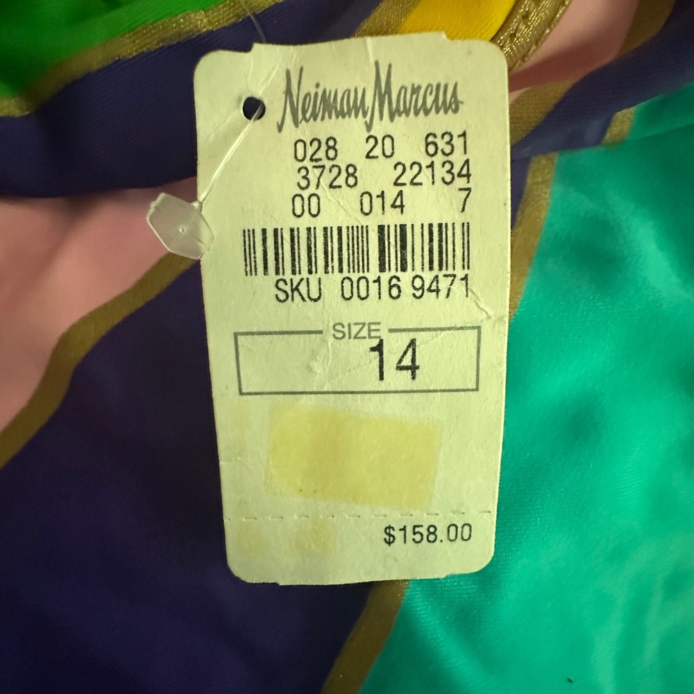 Rare Vintage Gottex Sunburst One Piece Swimsuit Neiman Marcus NWT Size 14 - Picture 3 of 5